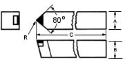 J & M Turning Tool PCD CBN