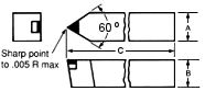 J & M Turning Tool PCD CBN